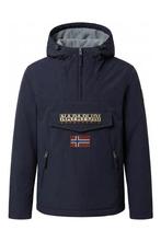 Napapijri Jas in maat XS Blauw, Kleding | Dames, Jassen | Winter, Napapijri, Verzenden, Zo goed als nieuw, Blauw