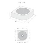 Fonteinset Boss & Wessing Viktor Natuursteen Eénhendelkraan, Ophalen of Verzenden, Nieuw