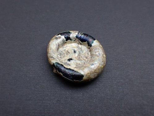 Byzantijns Glas Kringvormig glazen Exagium-gewicht – Circa, Antiek en Kunst, Antiek | Overige Antiek