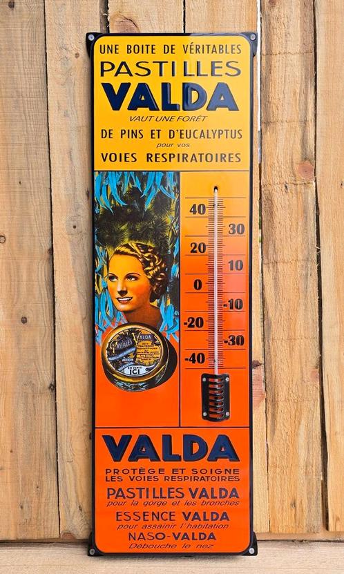 Emaille thermometer Valda Pastilles, Verzamelen, Merken en Reclamevoorwerpen, Verzenden