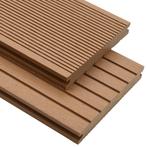 vidaXL Terrasplanken met accessoires 16 m² 2,2 m massief HKC, Verzenden, Nieuw