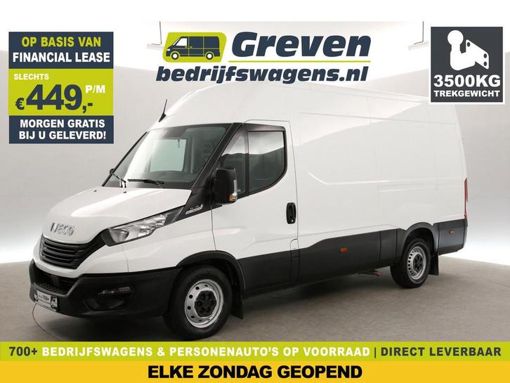 Iveco Daily 35S16V 2.3 352 L2H2 | 157PK | 3500kg Trekgew., Auto's, Bestelauto's, Te koop, Automaat, Financial lease, Diesel, Wit
