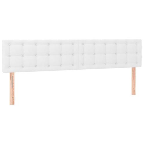 Hoofdborden 2 stuks Wit: Topdeal! 67% korting! OP=OP, Huis en Inrichting, Slaapkamer | Matrassen en Bedbodems, Overige maten, Nieuw