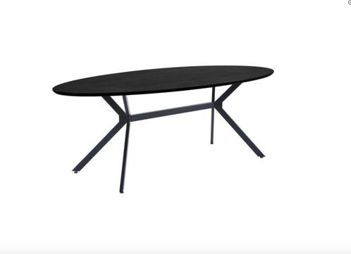 Eettafel 220 100 cm - Zwart Woood, Bruno, Huis en Inrichting, Tafels | Eettafels