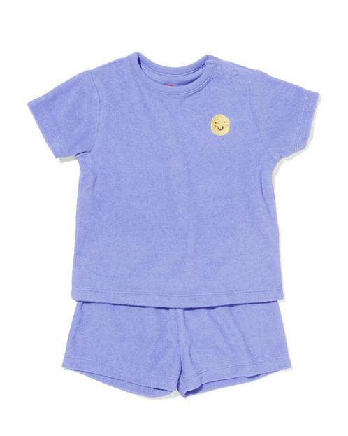 HEMA Babypyjama badstof lavendel lavendel, Kinderen en Baby's, Babykleding | Overige, Nieuw, Verzenden