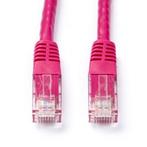 Netwerkkabel | Cat6 U/UTP | 30 meter (Roze), Verzenden, Nieuw