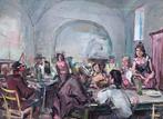 Nicola Canzanella (1929-2014) - In Osteria, Antiek en Kunst