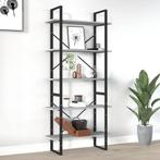 vidaXL Boekenkast 80x30x175 cm bewerkt hout grijs sonoma, Huis en Inrichting, Kasten | Boekenkasten, Verzenden, Nieuw, 50 tot 100 cm