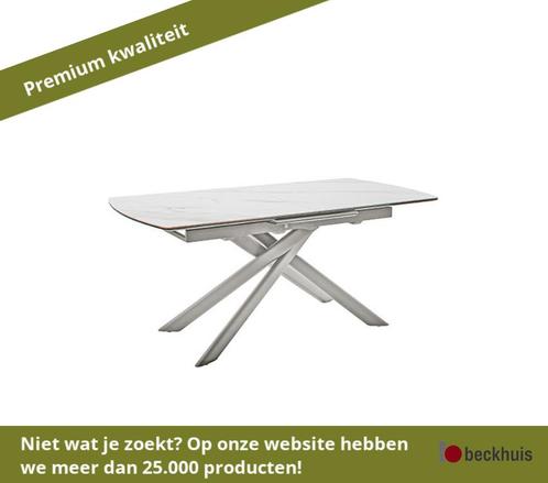 MCA Vanino uitschuifbare tafel 180/230 cm - Weiß marmarz, Tuin en Terras, Tuintafels, Nieuw, Ophalen of Verzenden