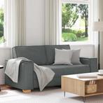 vidaXL 2-zitsbank Donkergrijs 140 cm Stof, Huis en Inrichting, Banken | Bankstellen, Verzenden, Nieuw, Tweepersoons, Stof