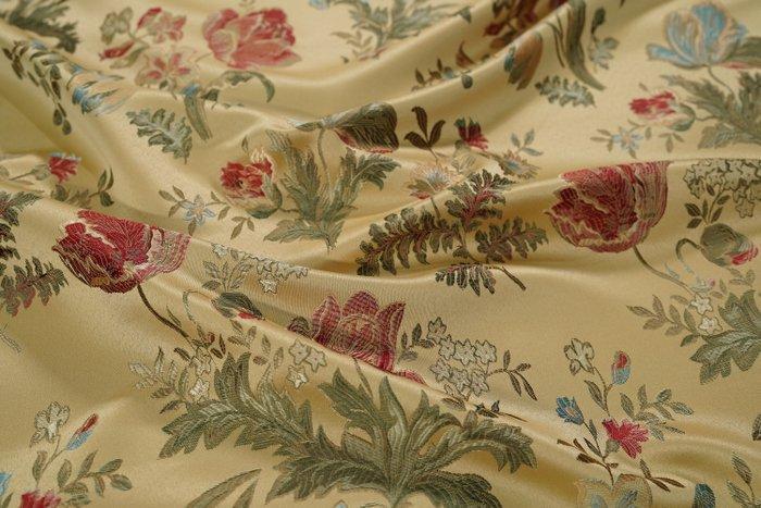 Bekledingsstof Oro met bloemmotieven in klassieke stijl -, Antiek en Kunst, Antiek | Kleden en Textiel