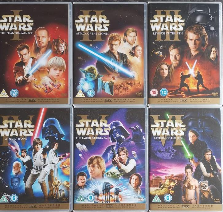 Starwars 1 - 6 (12 disc) -                  Gratis verzenden, Cd's en Dvd's, Dvd's | Tv en Series, Gebruikt, Boxset, Science Fiction en Fantasy