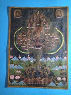 Tibetaanse Tangkha uit de twintigste eeuw - Doek - Escuela