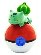 Pokemon: Sleeping Bulbasaur on Poke Ball Light-Up 3D Alarm, Verzenden, Nieuw