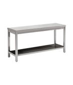 RVS Werktafel met onderschap ECO | 140cm breed, Verzenden, Nieuw in verpakking