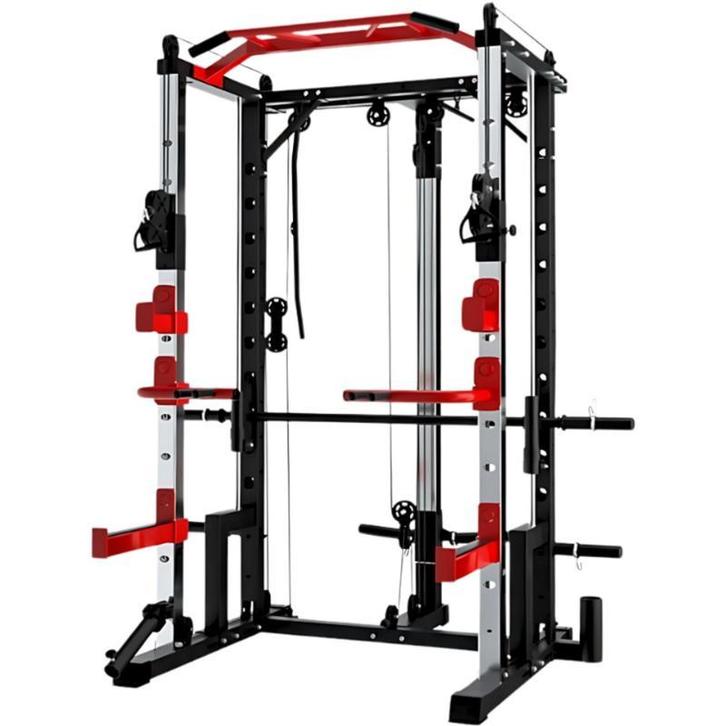 Multifunctional Power Rack 510 – Alles-in-één Krachtstation, Sport en Fitness, Fitnessapparatuur, Armen, Benen, Borst, Buik, Rug