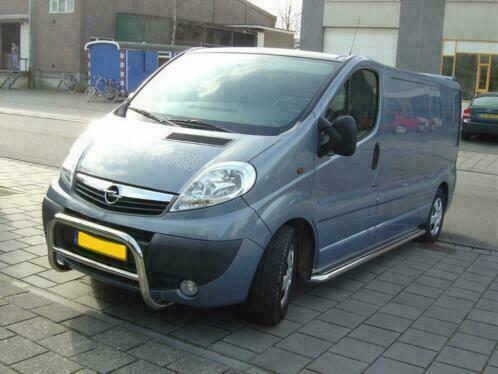Opel Vivaro 2001+ sidebars met RVS trede L1 L2 (SALE), Auto diversen, Auto-accessoires, Nieuw, Ophalen of Verzenden