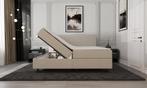 Mörgenn Opberg Boxspring Beige - 140x200 cm, Verzenden, Nieuw, Beige, Modern