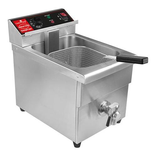 Caterchef inductie friteuse 8L, Zakelijke goederen, Horeca | Keukenapparatuur, Nieuw zonder verpakking, Ophalen of Verzenden