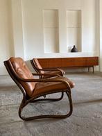 IKEA - Fauteuil (2) - Baden - Bamboe, Leder, Rattan, Antiek en Kunst