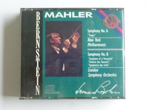 Mahler - Symphonies nos 6 & 8 / Bernstein (2 CD), Cd's en Dvd's, Cd's | Klassiek, Verzenden