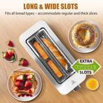 Broodrooster - Toaster - 4 sleuven - 1400W - RVS, Witgoed en Apparatuur, Broodroosters, Verzenden, Zo goed als nieuw