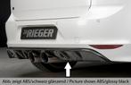 Rieger diffuser | VW Golf 7 VII R 2013-2017 | ABS | Dubbele, Nieuw, Ophalen of Verzenden, Volkswagen