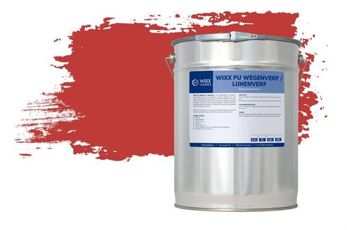 Wixx PU Wegenverf Lijnenverf RAL 3020 | Verkeersrood 5L, Doe-het-zelf en Verbouw, Verf, Beits en Lak, Verf, Rood, Nieuw, Minder dan 5 liter