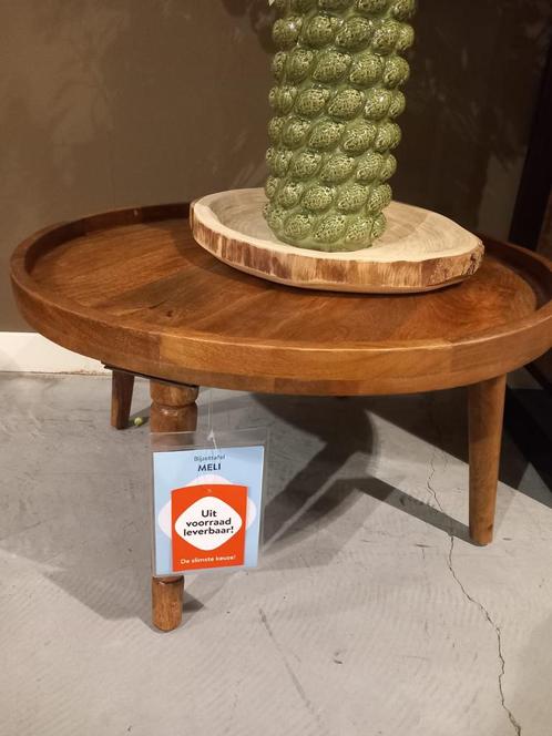 Meli bijzettafel, Huis en Inrichting, Tafels | Bijzettafels, 55 tot 75 cm, Nieuw, Minder dan 45 cm, Ophalen of Verzenden