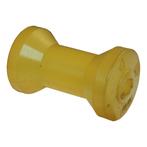 Novio Kielrol PU geel Ø73mm 128mm Ø16,5, Ophalen of Verzenden, Nieuw