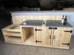 Veiling - Houten Buitenkeuken, vol opties, Nieuw