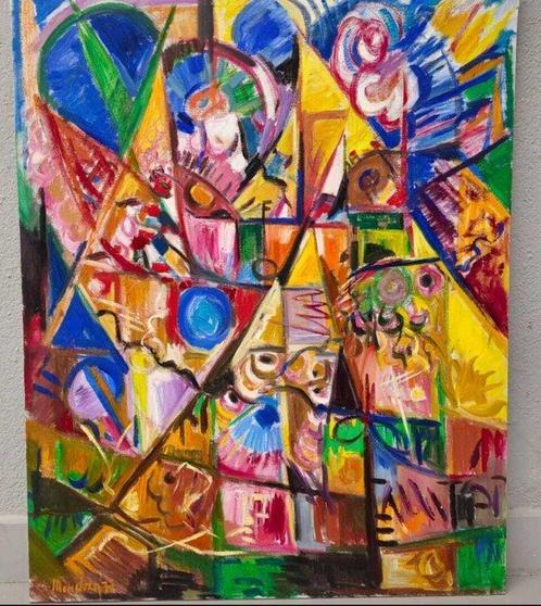 Juan Mendoza Marruedo (1929) - Homenaje a Kandisnky, Antiek en Kunst, Kunst | Schilderijen | Klassiek
