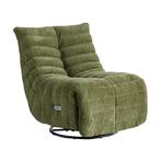 *WOONWINKEL* Elektrische Relaxfauteuil Retro Groen, Huis en Inrichting, Fauteuils, Verzenden, Nieuw, Stof