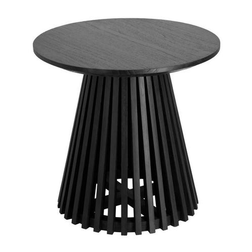 *WOONWINKEL* Kave Home Jeanette Ronde Bijzettafel Van Hout Z, Huis en Inrichting, Tafels | Bijzettafels, Nieuw, Verzenden