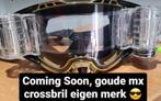 BRAAP Crossbril Roll Off Zwart / Goud met goud frame ( 50mm, Verzenden, Nieuw