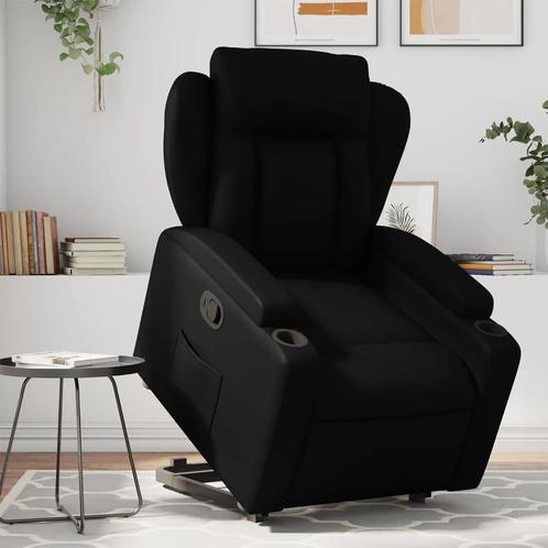 vidaXL Sta-op-stoel kunstleer zwart, Huis en Inrichting, Fauteuils, Nieuw, Verzenden