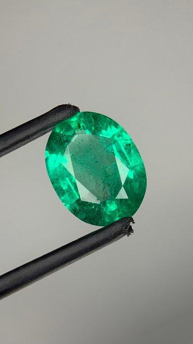 1 pcs Groen Smaragd - 1.88 ct - nternational Colored, Sieraden, Tassen en Uiterlijk, Edelstenen