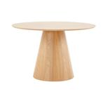 Eettafel Rond Olivia 120 cm, Nieuw, Rond, Industriële meubels, Overige houtsoorten