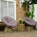 TRUUSK Tuinmeubelset 3-delig. Bistro-Set Met Salontafel & 2, Tuin en Terras, Verzenden, Nieuw