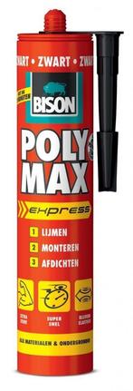 Bison Polymax - Express Zwart, Doe-het-zelf en Verbouw, Nieuw, Verzenden