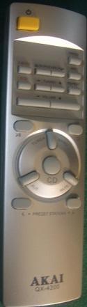 Afstandsbediening Akai qx-4200, Audio, Tv en Foto, Afstandsbedieningen, Ophalen of Verzenden, Nieuw, Origineel