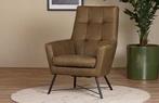 Leren fauteuils, Huis en Inrichting, Fauteuils, Ophalen of Verzenden, Nieuw, Leer