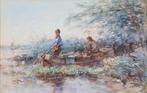 Willem Hendrik van der Nat (1864–1929) - Vissers in boot
