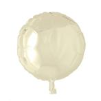 Helium Ballon Rond Ivoor 46cm leeg, Hobby en Vrije tijd, Feestartikelen, Verzenden, Nieuw