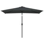 Grote Parasol antraciet 300x200 - - tweedekansje!, Ophalen of Verzenden, Nieuw, 2 tot 3 meter, Stokparasol