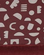 Alpenfleece Vormpjes Bordeaux Rood, Hobby en Vrije tijd, Stoffen en Lappen, Nieuw, Rood