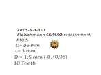 micromotor G0.5-6-3-10T tandwiel voor Fleischmann, Hobby en Vrije tijd, Modeltreinen | H0, Nieuw, Overige merken, Overige typen