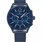 Tommy Hilfiger Heren Horloge 1791471 - Blauwe Quartz Chro..., Ophalen of Verzenden, Nieuw