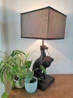 Lamp - Hars, Textiel - Windhond, Antiek en Kunst