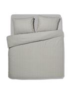 HEMA Dekbedovertrek flanel 240x200/220 melange grijs, Verzenden, Nieuw